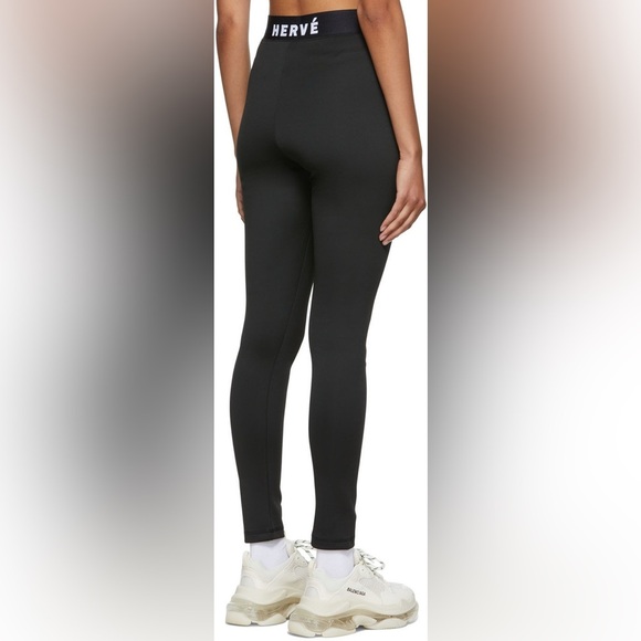 Herve by Hervé Léger  Logo Leggings, XS - Picture 4 of 16